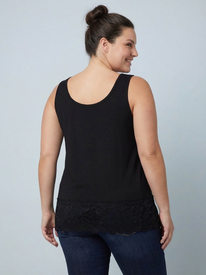 MAGIC Vest With Added Lace Trim