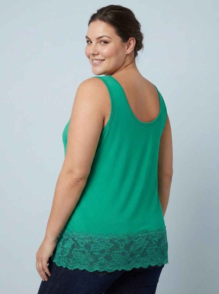 MAGIC Vest With Added Lace Trim