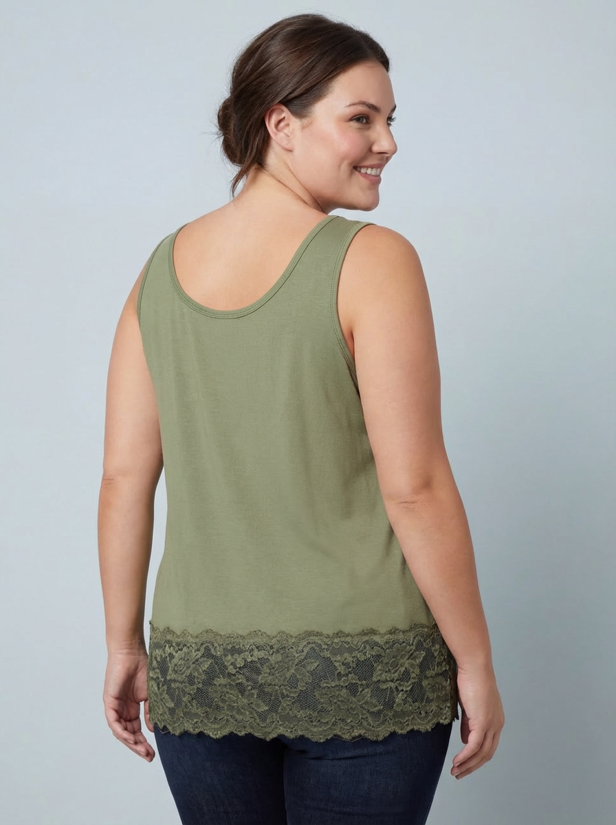 MAGIC Vest With Added Lace Trim