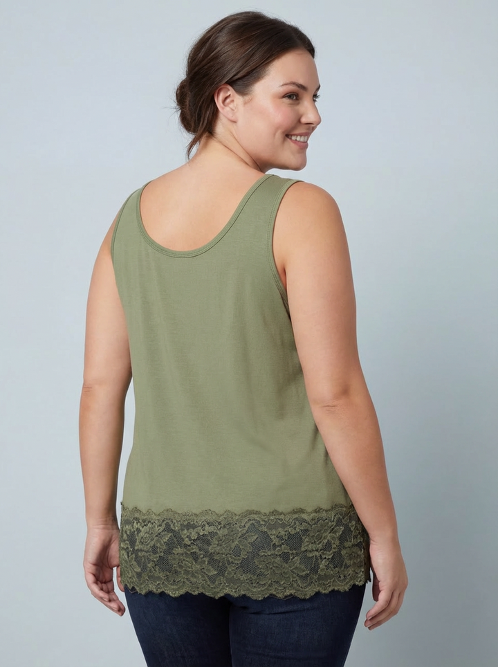 MAGIC Vest With Added Lace Trim