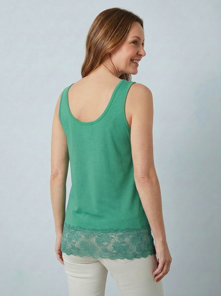 MAGIC Vest With Added Lace Trim