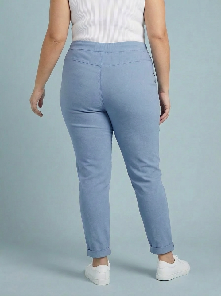 "CARMELA" Smooth MAGIC Trouser-Sky Blue