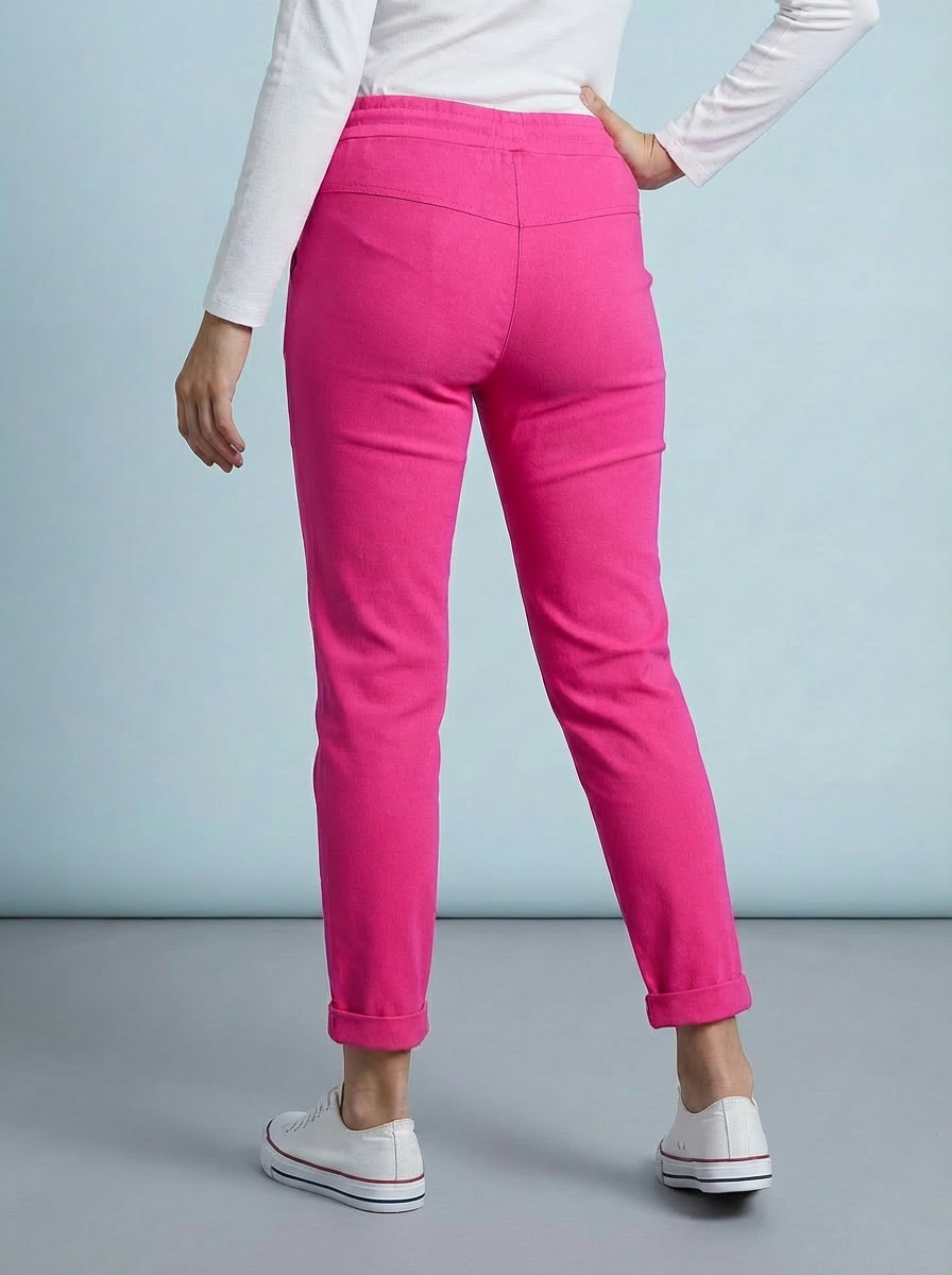"CARMELA" Smooth MAGIC Trouser-Hot Pink