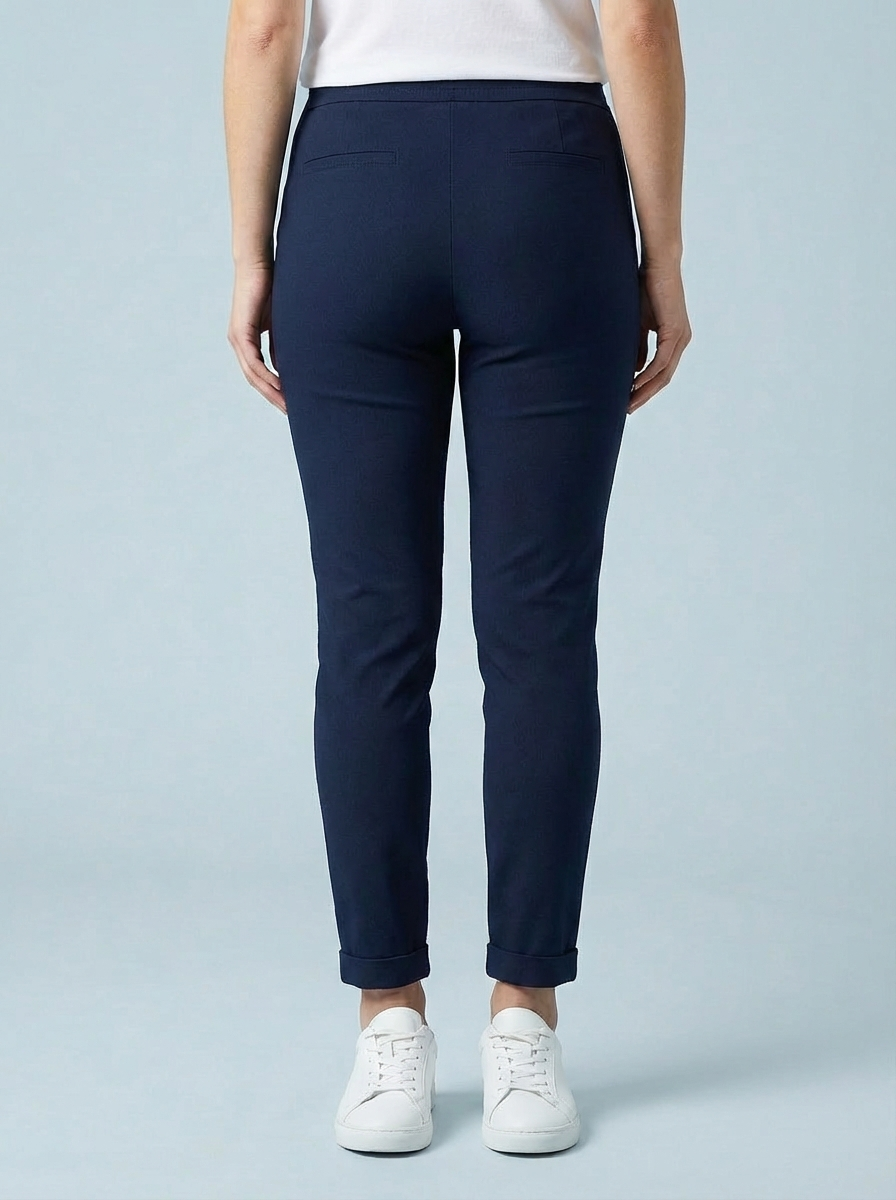 "CARMELA" Smooth MAGIC Trouser-Navy