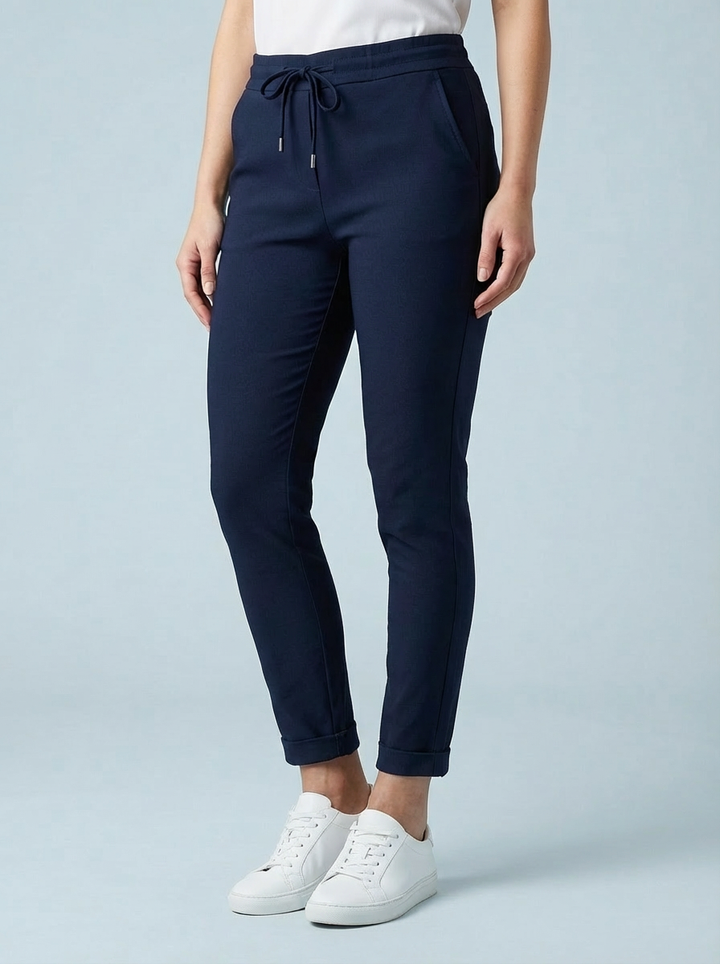 "CARMELA" Smooth MAGIC Trouser-Navy