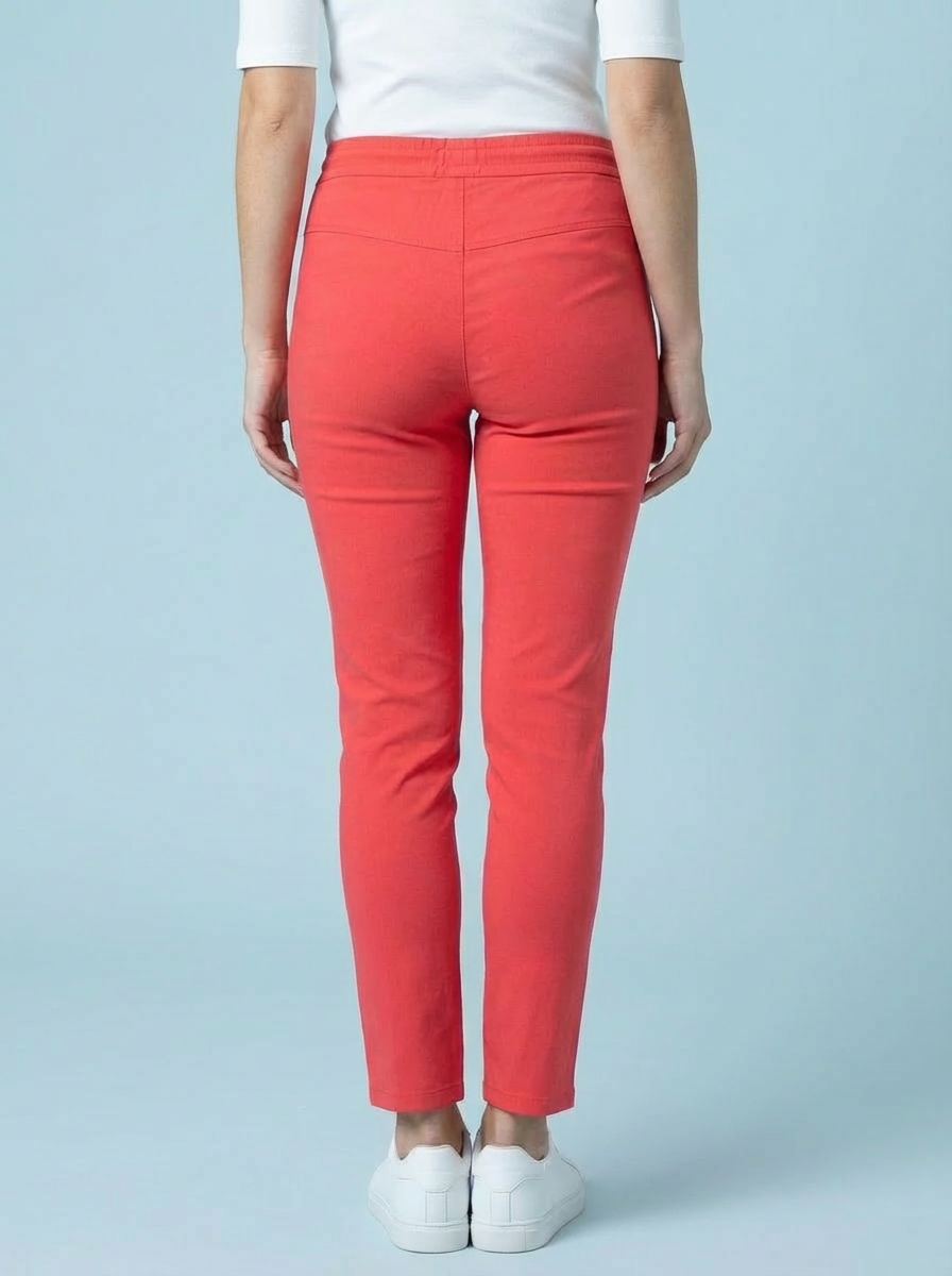 "CARMELA" Smooth MAGIC Trouser-Coral