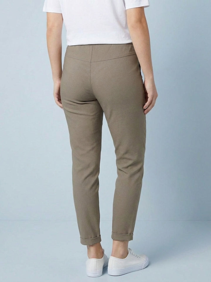 "CARMELA" Smooth MAGIC Trouser-Mocha