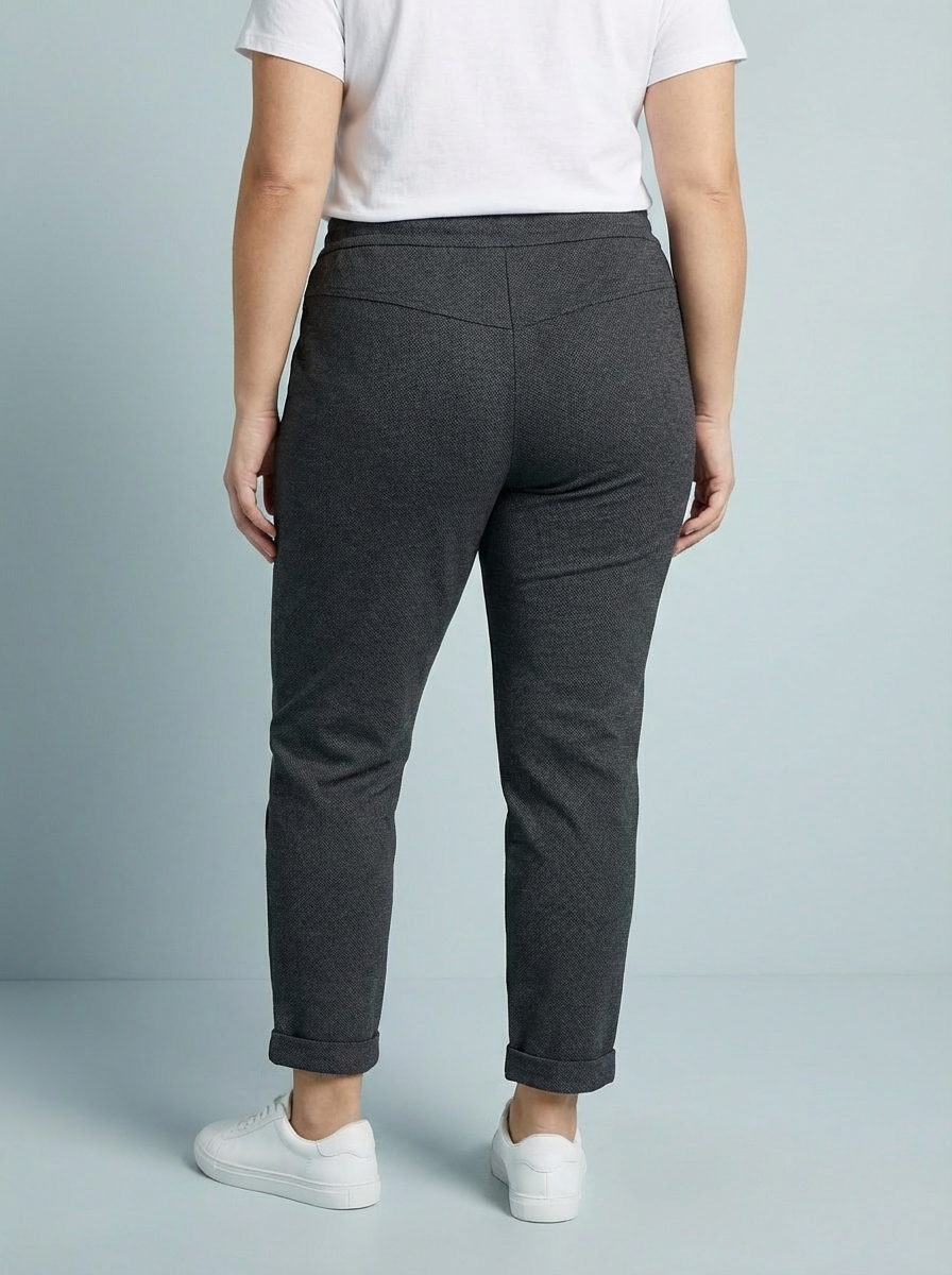 "CARMELA" Smooth MAGIC Trouser-Grey