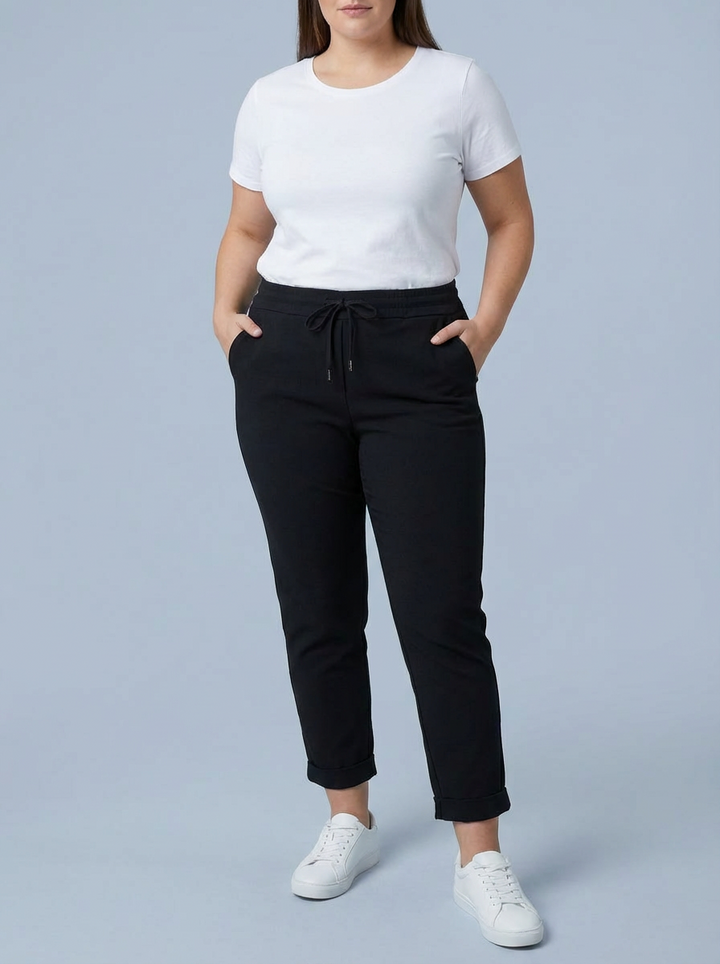 "CARMELA" Smooth MAGIC Trouser-Black