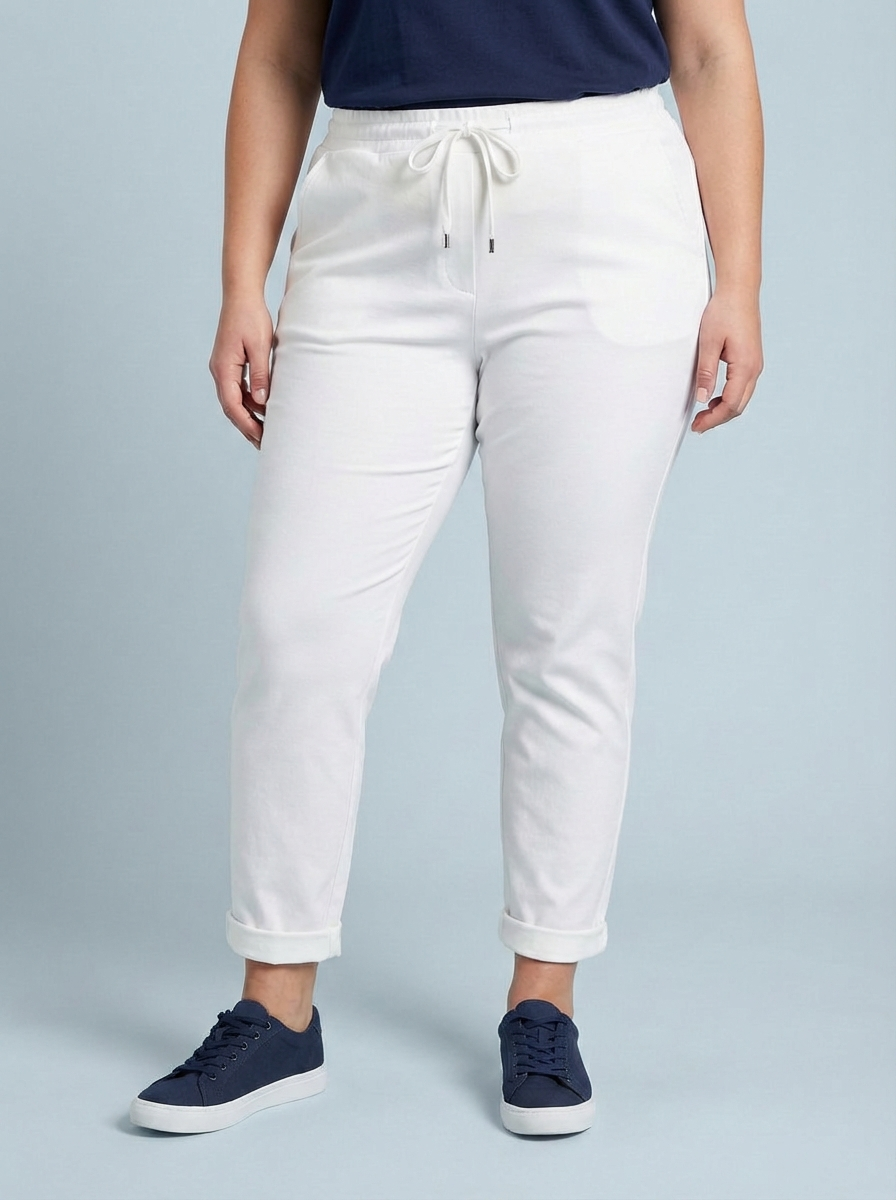 "CARMELA" Smooth MAGIC Trouser-White