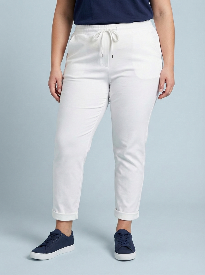 "CARMELA" Smooth MAGIC Trouser-White