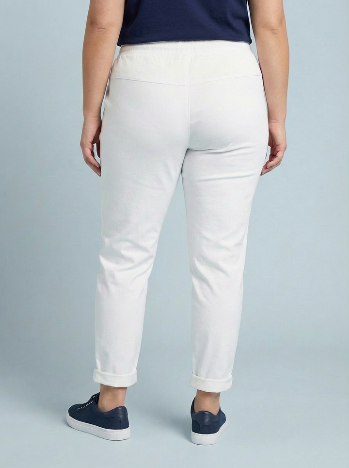 "CARMELA" Smooth MAGIC Trouser-White