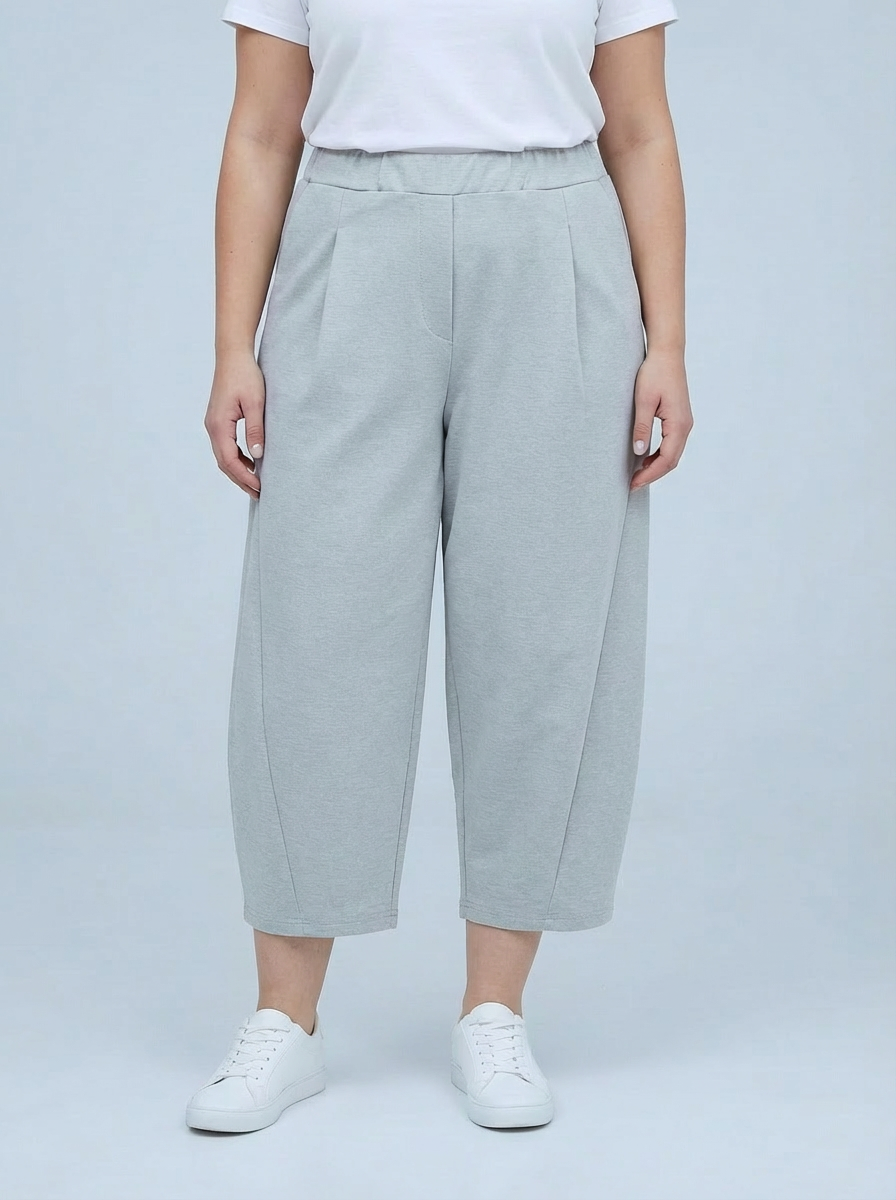 "LISA" Scuba Trousers-Silver