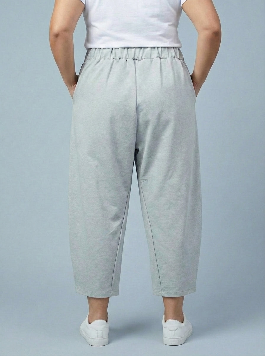 "LISA" Scuba Trousers-Silver