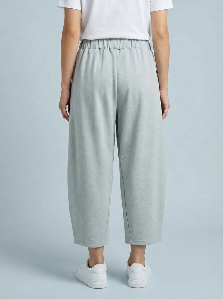 "LISA" Scuba Trousers-Silver