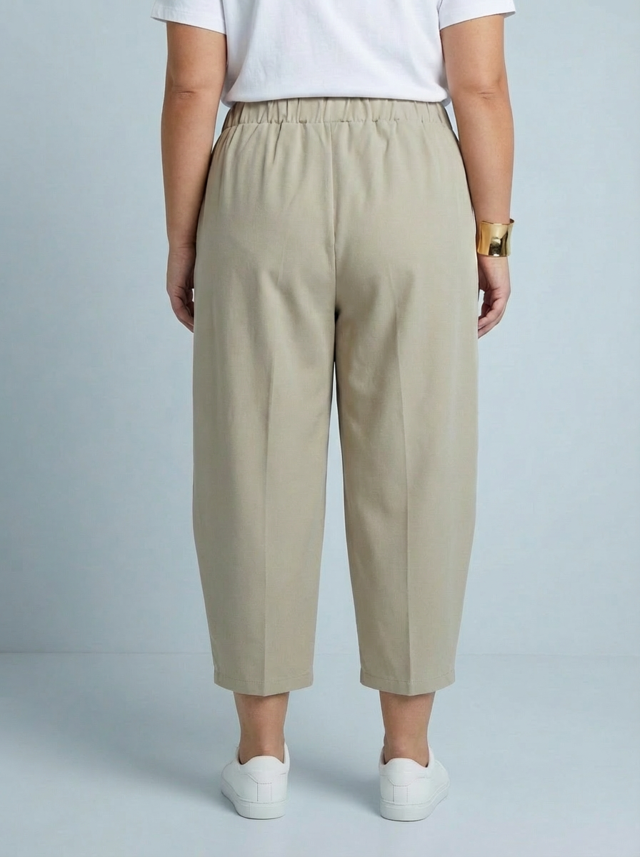 "LISA" Scuba Trousers-Mocha