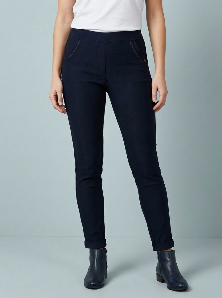 "PARIS" Super Soft Leggings- Navy