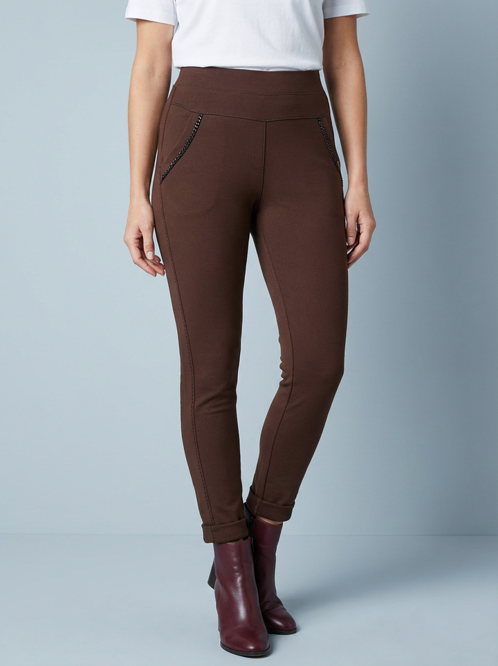 "PARIS" Super Soft Leggings - brown
