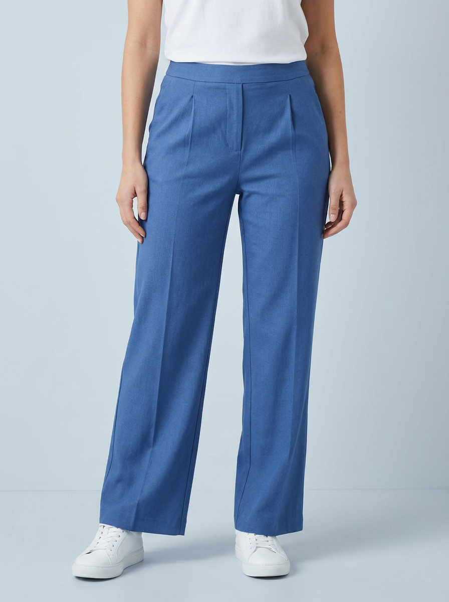 "CARMELA" Bootcut Trouser-Light Denim