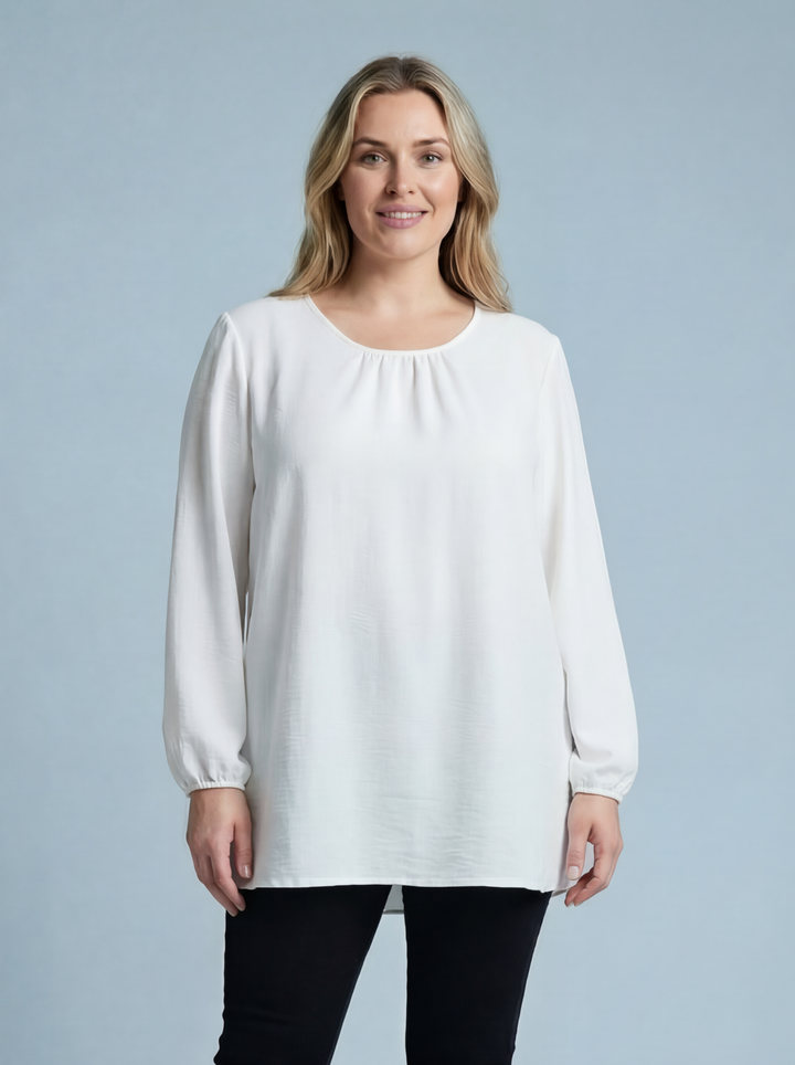“RACHEL” Blouse / Tunic - White