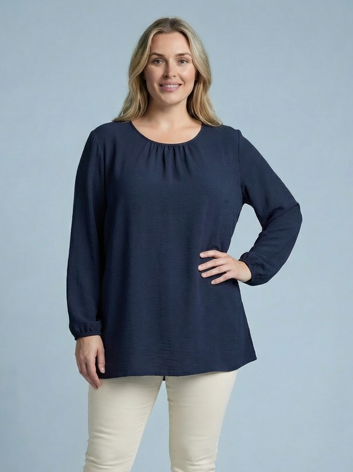 “RACHEL” Blouse / Tunic - Navy
