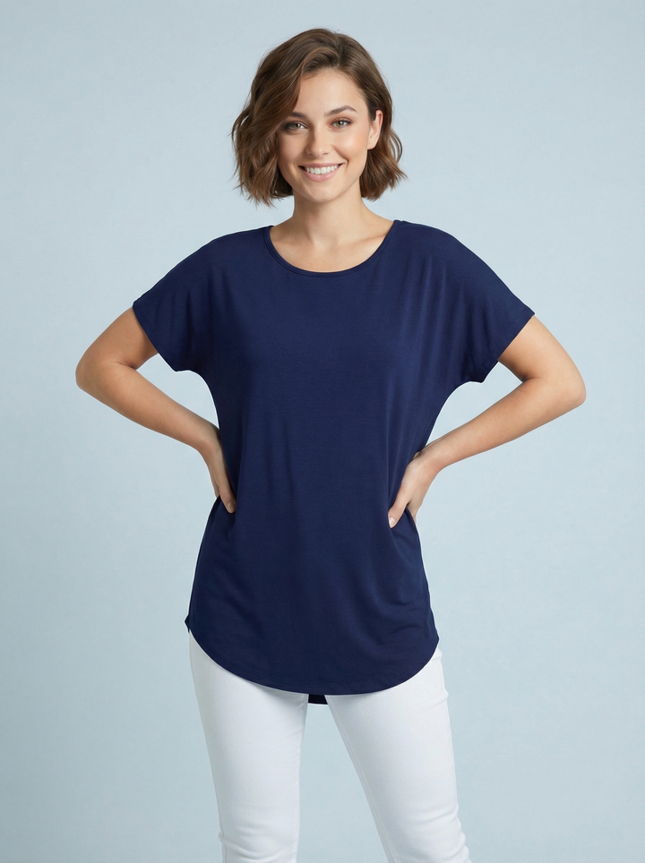 “ARABELLA” T-Shirt - Navy