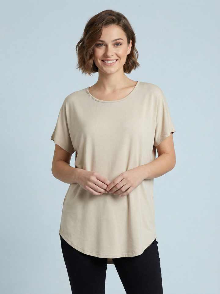 “ARABELLA” T-Shirt - Stone