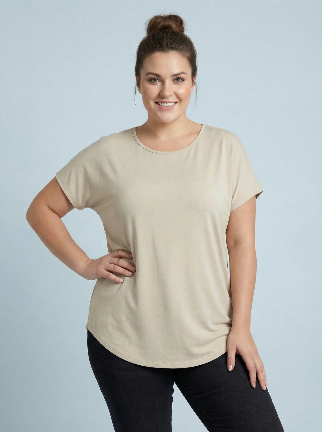 “ARABELLA” T-Shirt - Stone