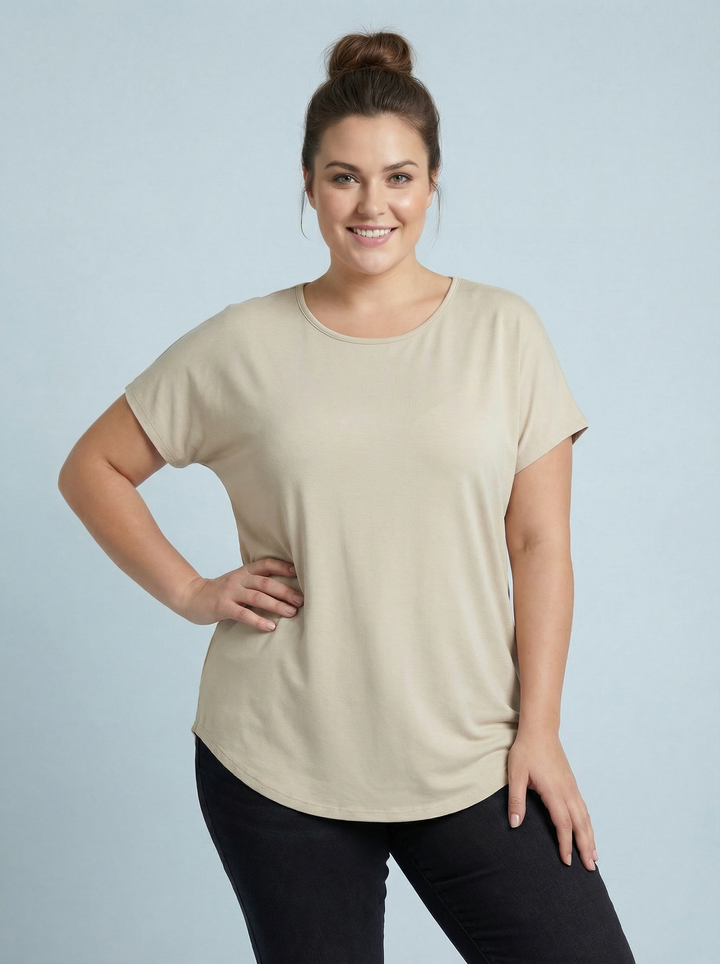 “ARABELLA” T-Shirt - Stone