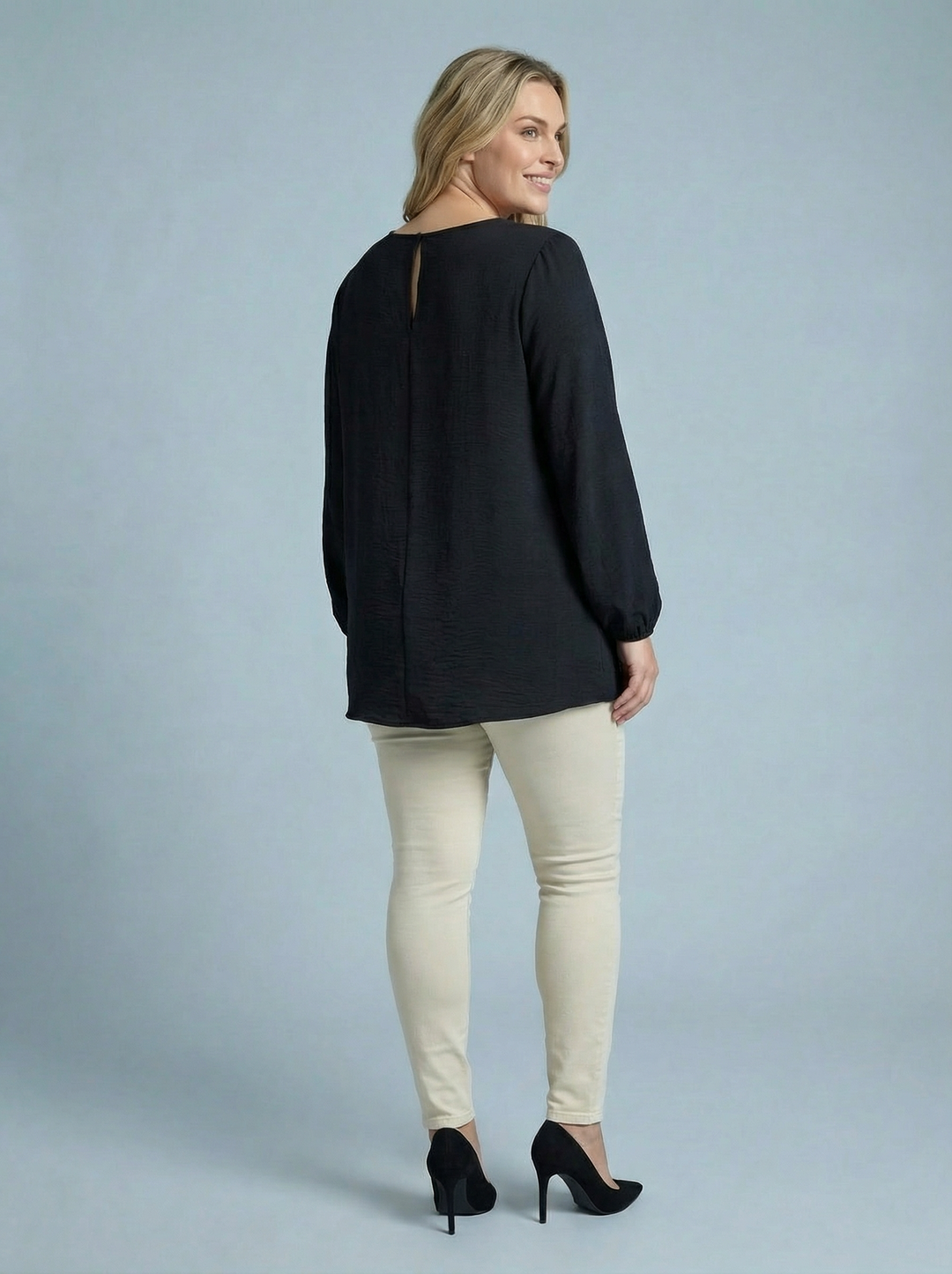 “RACHEL” Blouse / Tunic - Black