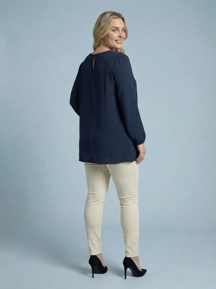 “RACHEL” Blouse / Tunic - Navy