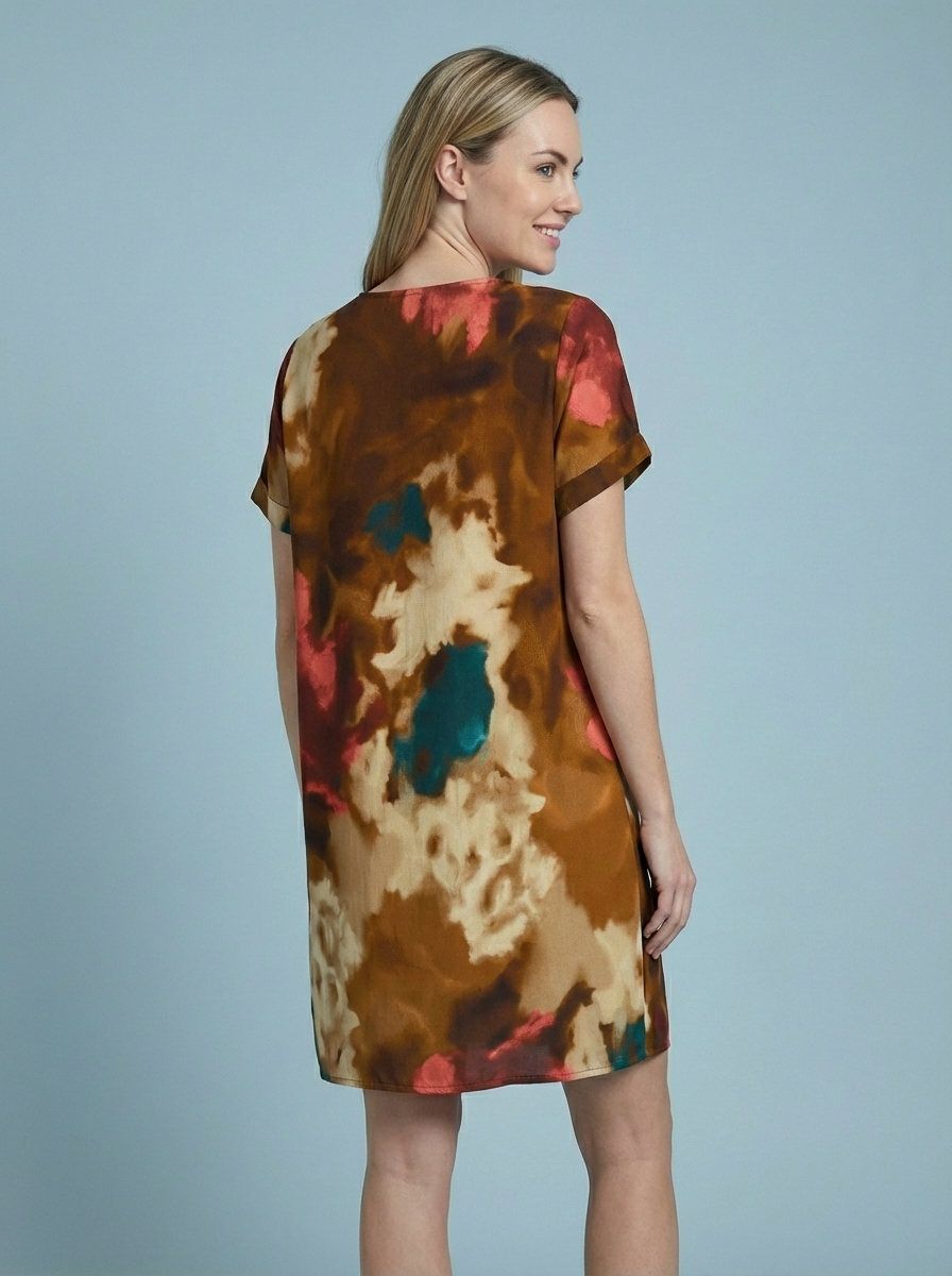 “LOUISE” V Neck Artistic Dress/Tunic