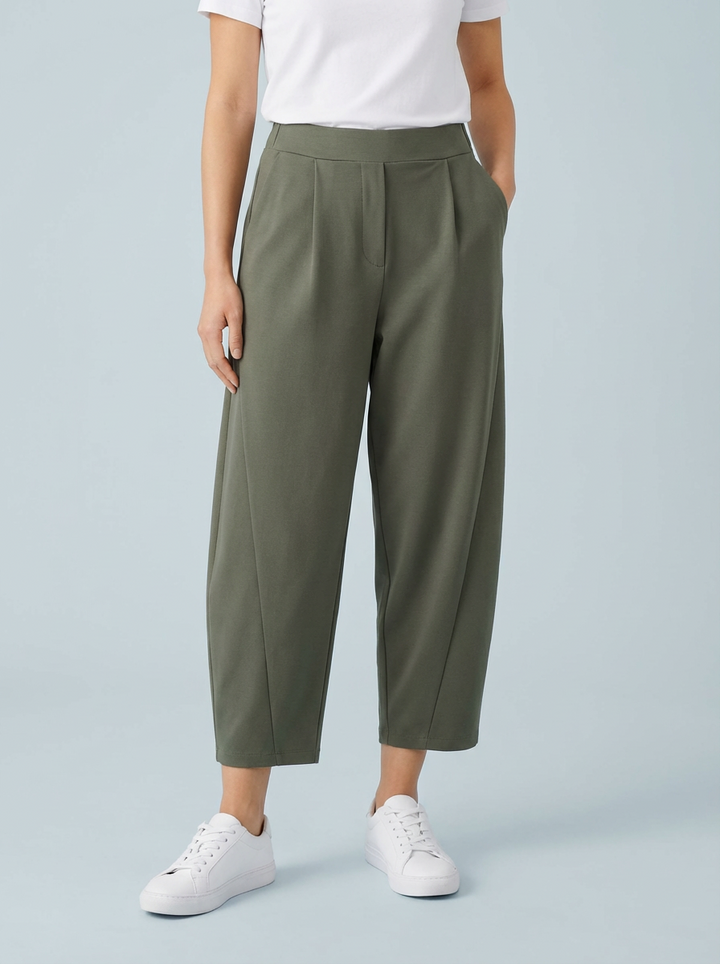 "LISA" Scuba Trousers-Green