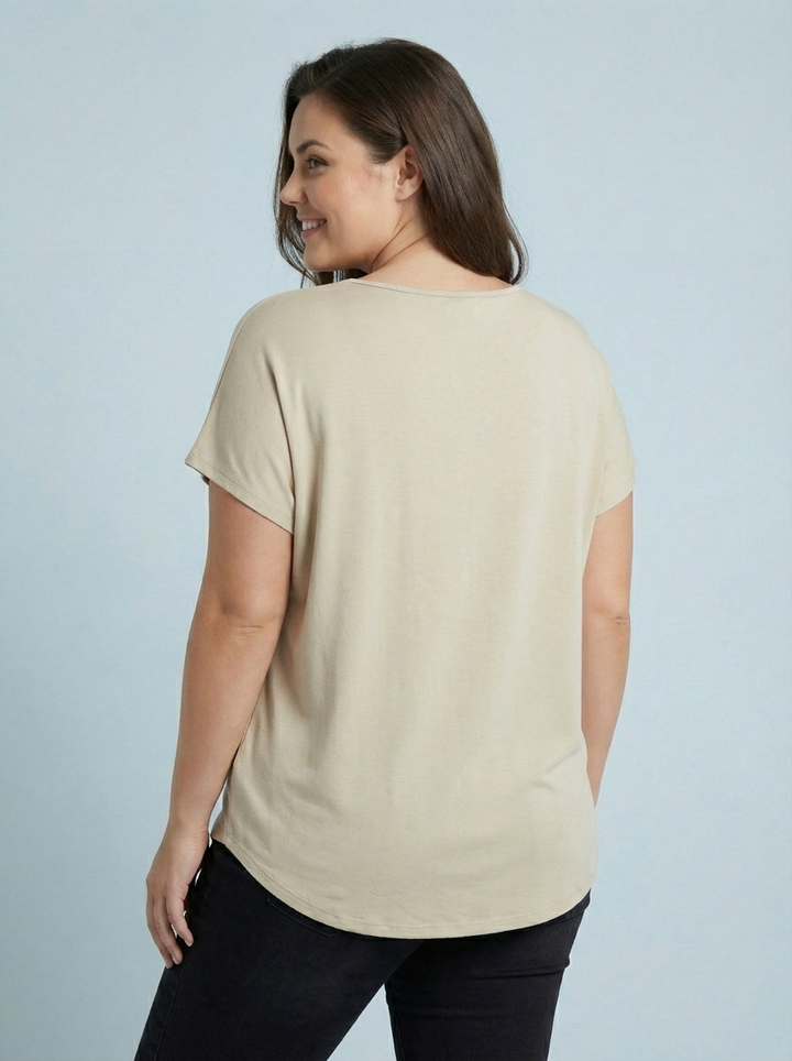 “ARABELLA” T-Shirt - Stone