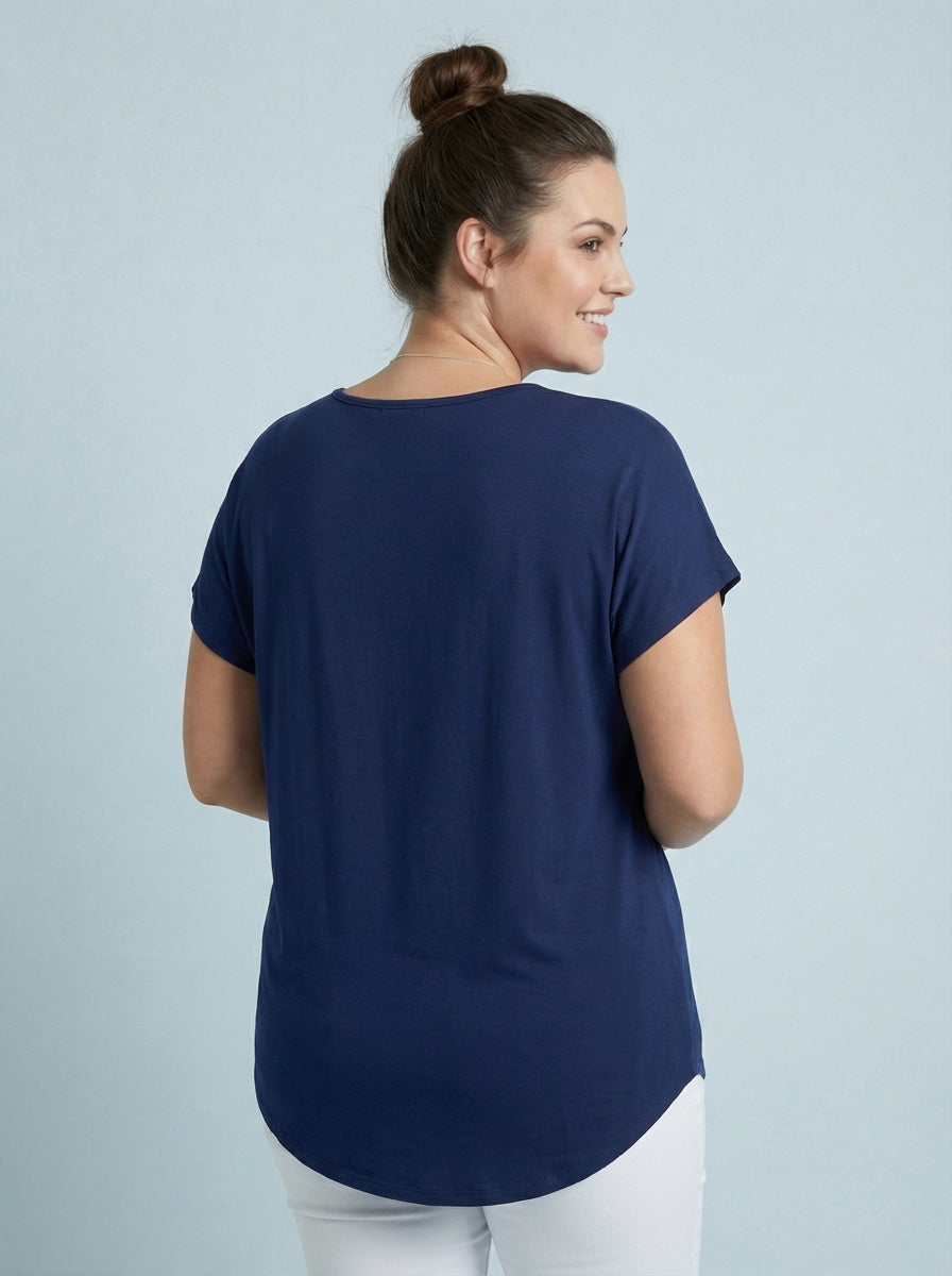 “ARABELLA” T-Shirt - Navy