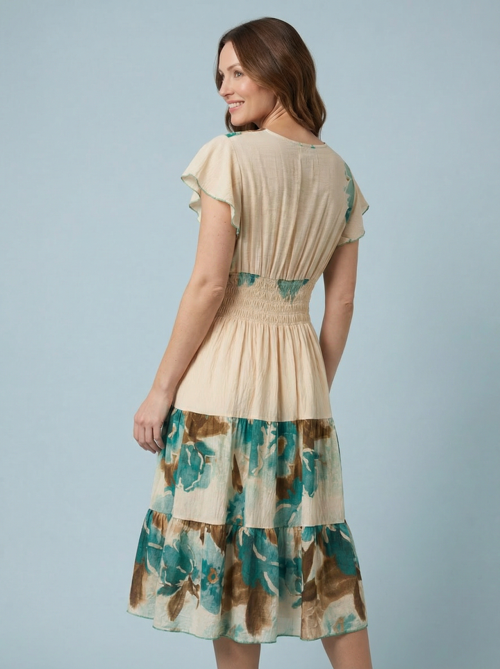 "MARIE" Floral Print Dress