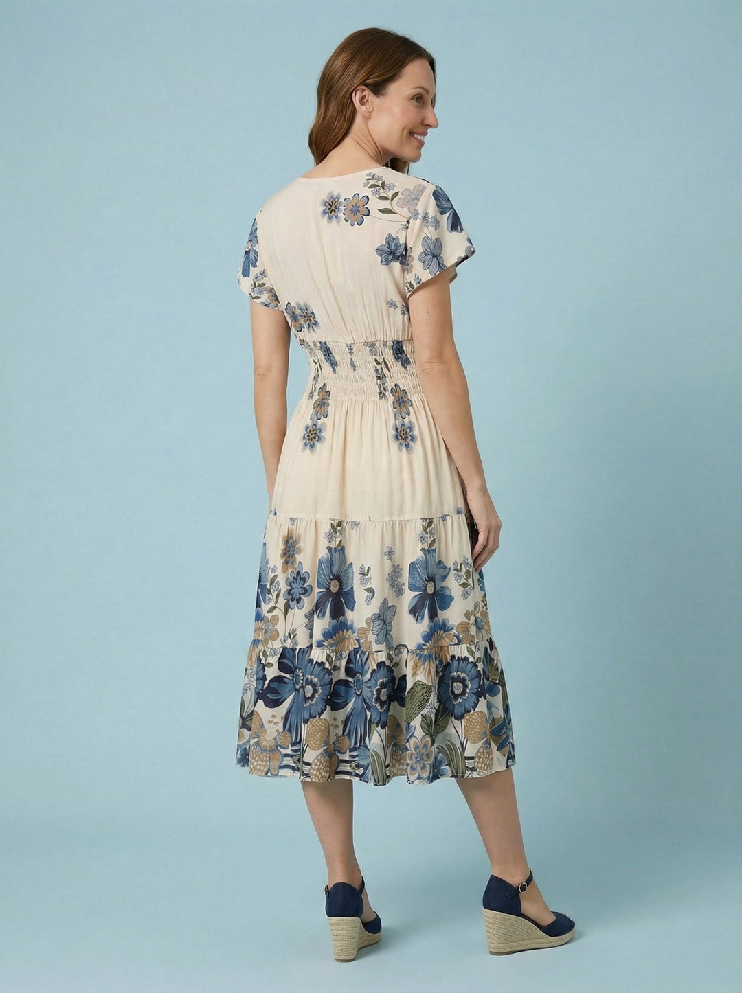 "MARIE" Floral Print Dress