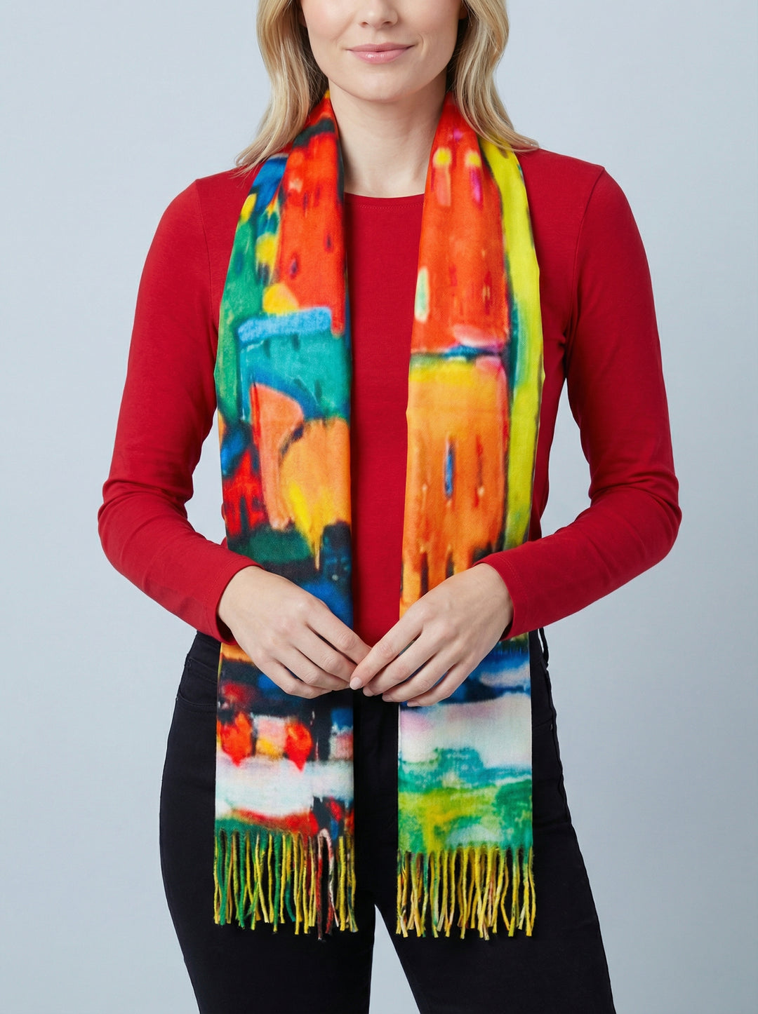 No.122 Art Inspired Scarf-Multicolour