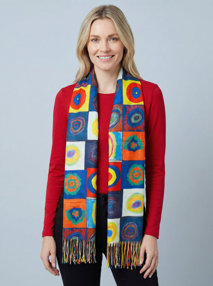 No.122 Art Inspired Scarf-Multicolour