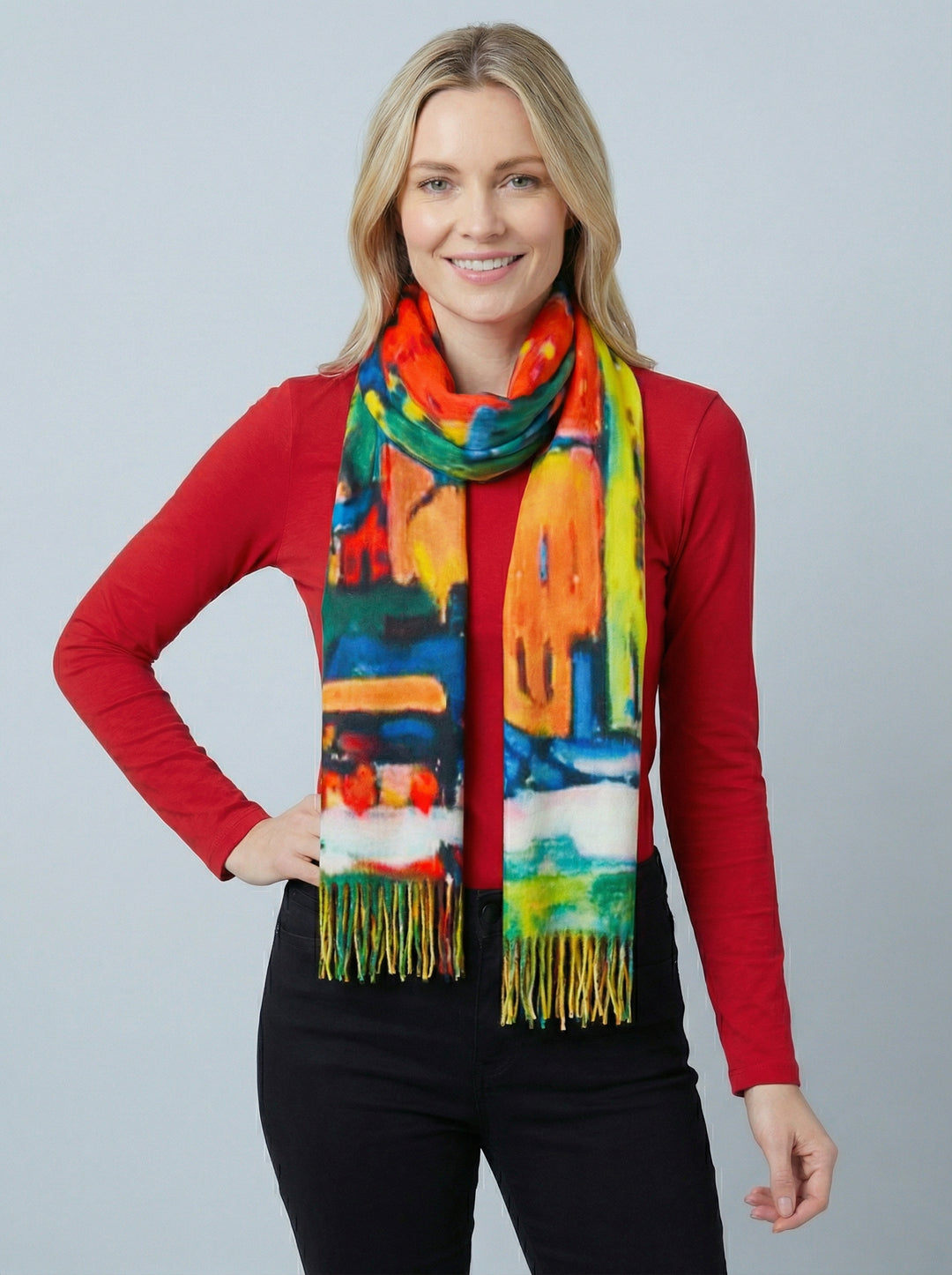 No.122 Art Inspired Scarf-Multicolour