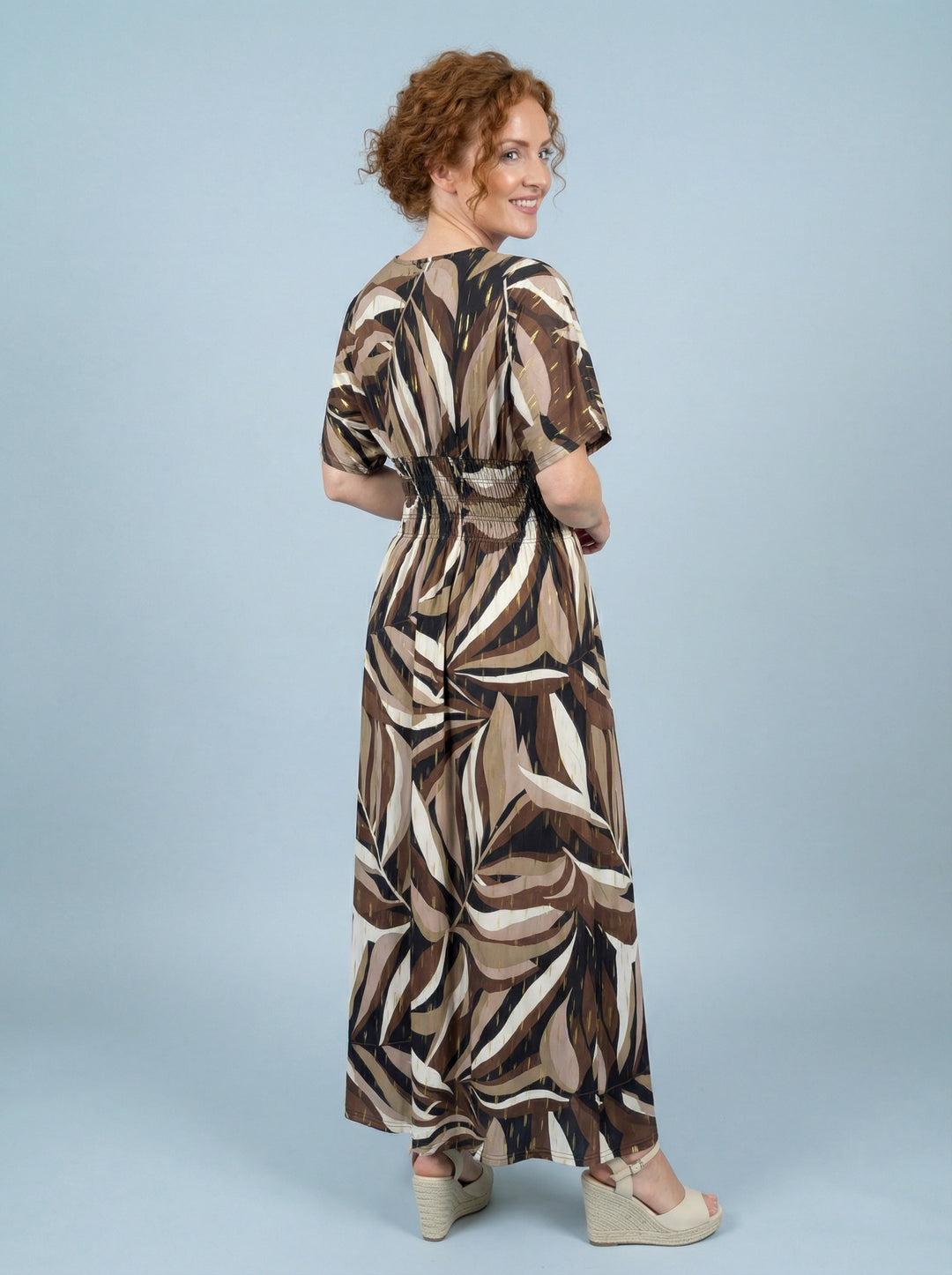 “JOSIE” Maxi Dress - Brown/Black