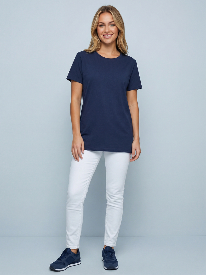 “MAEVE”  T-Shirt  - Navy