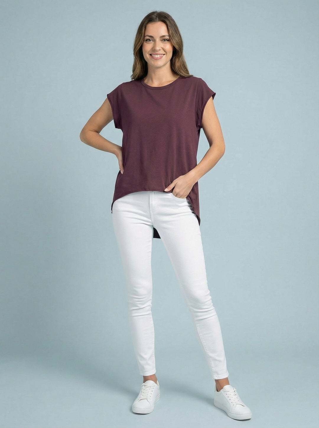 “SIENNA” T-Shirt - Plum