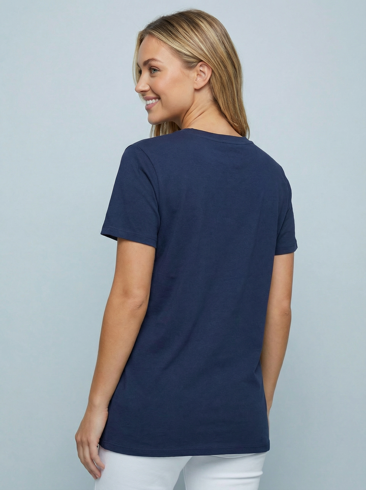 “MAEVE”  T-Shirt  - Navy