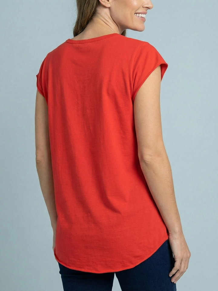 “SIENNA” T-Shirt - Red