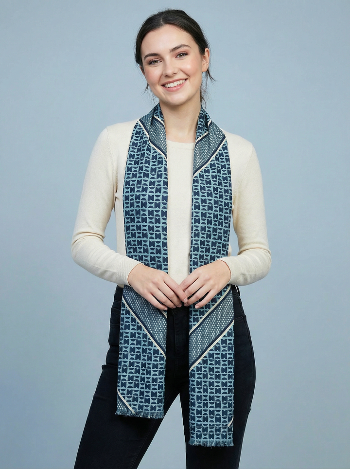 No.126 Artistic Print Scarf
