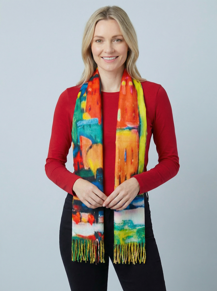 No.122 Art Inspired Scarf-Multicolour