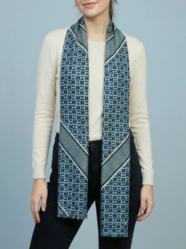 No.126 Artistic Print Scarf