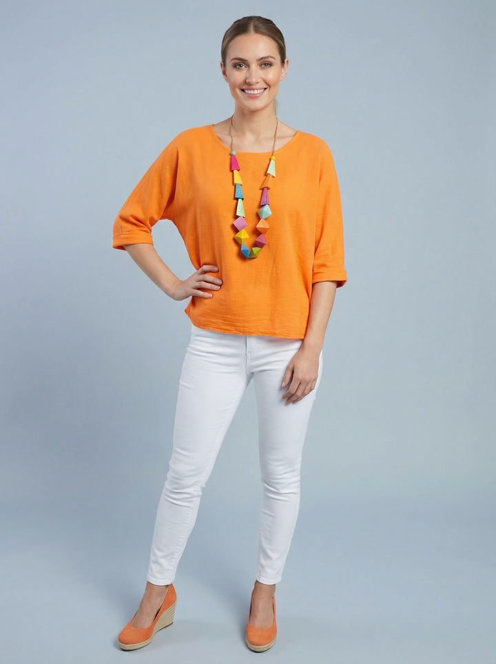 “COLETTE” Top - Orange