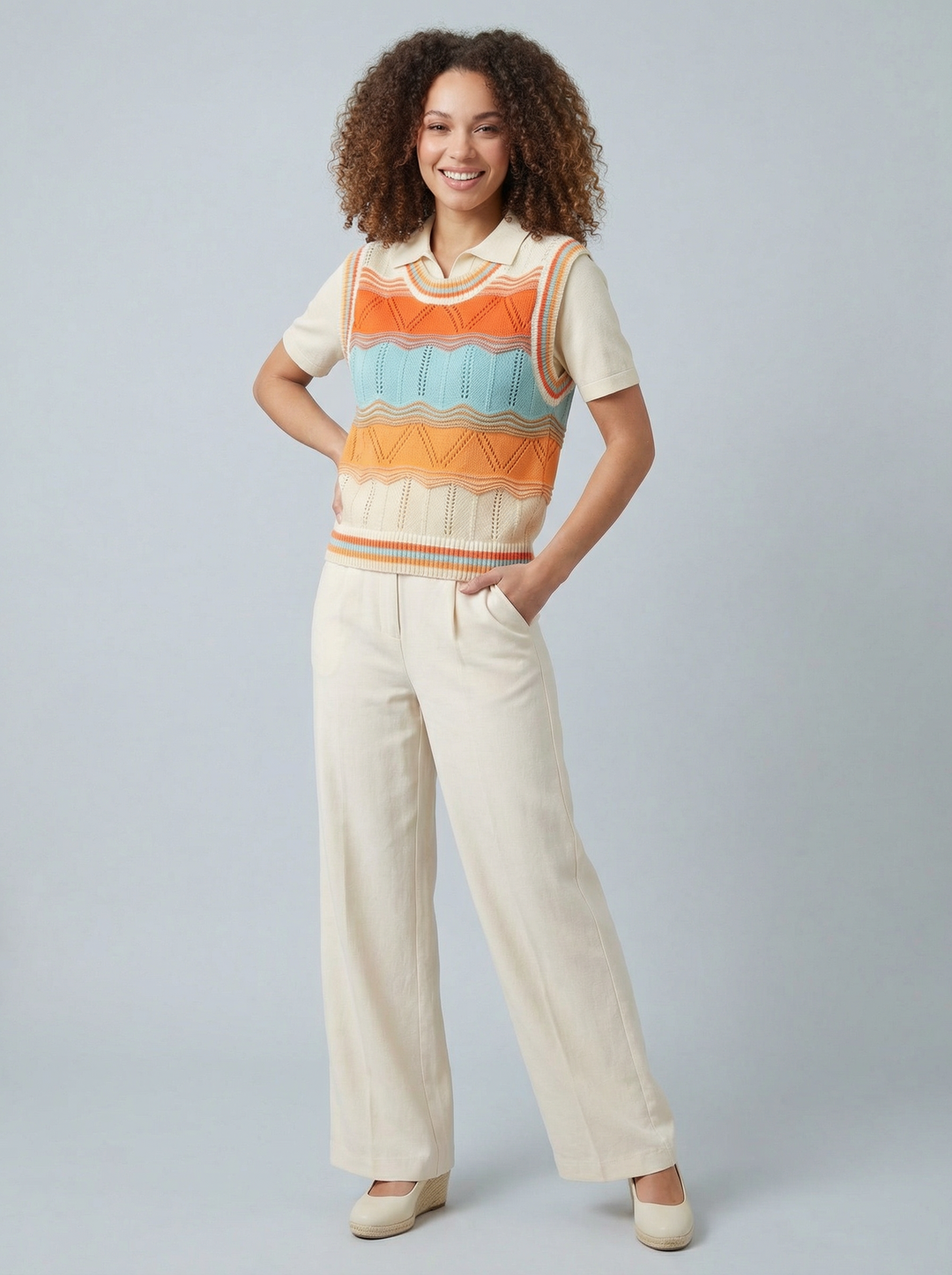 "ROBIN” Tank Top - Orange